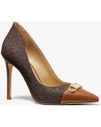 michael kors parker logo pump|Parker Flex Logo Pump .